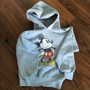 light grey Mickey Mouse sweater